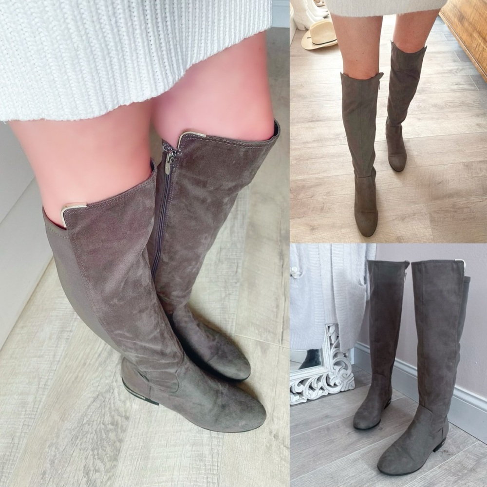 Marc Fisher knee high suede boots